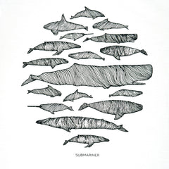 Cetaceans T-Shirt - Back Detail | Submariner