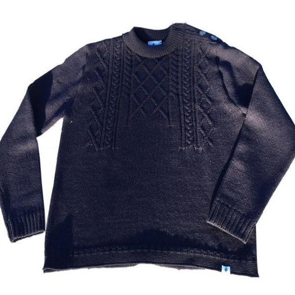 Brenton Navy Sweater - Men's Clothes
