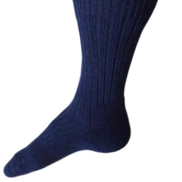 Model wearing Merino socks 